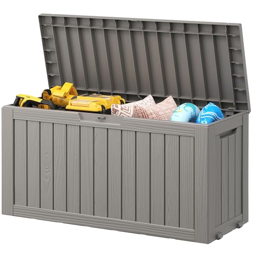 NUNU LAB 31 Gallon Outdoor Storage Box Waterproof Lockable Lid I8083