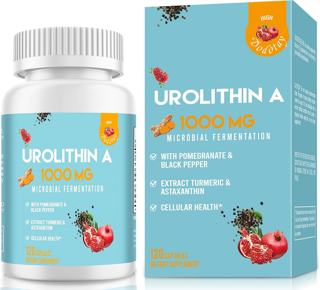 Urolithin A Supplement, 1000mg Urolithin A, 120 Capsules