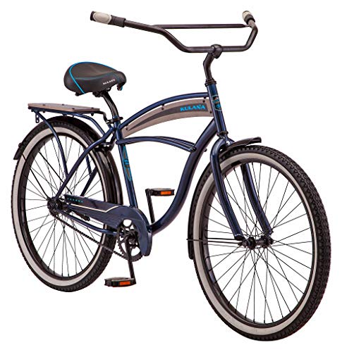 Kulana Lakona Youth and Adult Beach Cruiser Bike, Men and Women, 20-26-Inch Wheel Options, Step-Through or Step-Over Frames, Single or 7-Speed, Coaster or Linear Pull Brakes