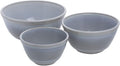 Mosser Glass Vintage Mixing Bowl Set Grey Marble (One Pack)