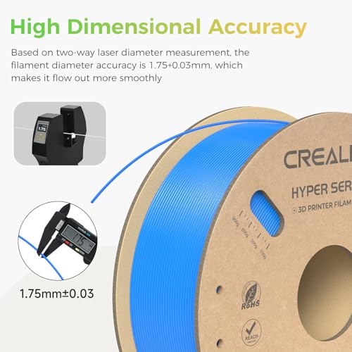 Creality PLA Plus Filament 1.75mm Rainbow Multicolor 1KG Spool O376011