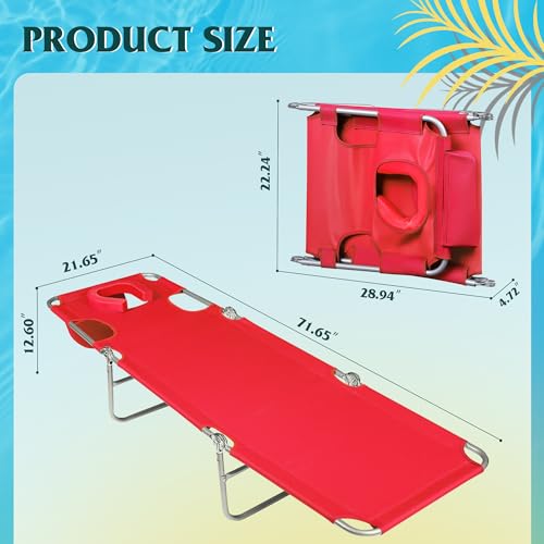 WLIVE Military Camping Cot, Portable Folding Cot with Carry Bag, Supports 300 Lbs, Silver Greige R758042