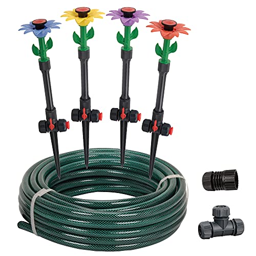 Eden 98063 Multi-Adjustable Above Ground Garden Sprinkler System A9293