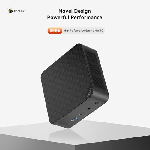 Beelink SER5 MAX Mini PC W11 Pro, AMD Ryzen 7 5800H, 16GB DDR4 500GB NVMe SSD D78299