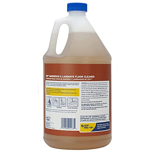 Zep Hardwood and Laminate Floor Cleaner 1 Gallon (Pack of 2) L22097