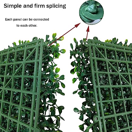 Artificial Ivy Privacy Fence Wall Screen 40x120 in UV-Anti Faux Greenery Backdrop U1001