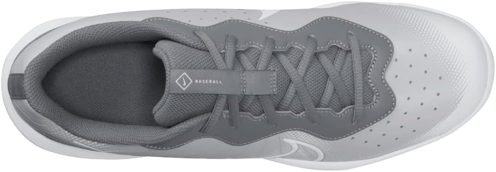 Nike Alpha Huarache Varsity 4 Low Metal Baseball Cleats Gray Size 12 F51867