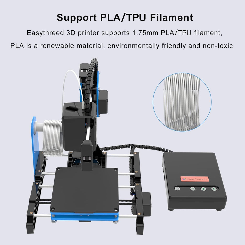 X1 FDM Mini 3D Printer for Beginners, 100x100x100mm A2044
