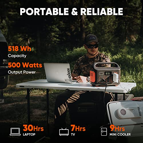 Jackery Explorer 500 Portable Power Station, 518Wh Lithium Battery with 110V AC Outlet W59477
