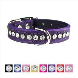 OmniPet Signature Leather Crystal Dog Collar J3341