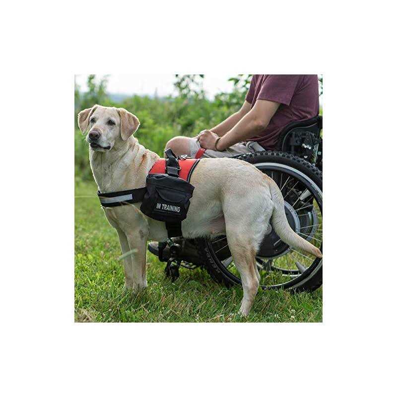 Industrial Puppy Service Dog Vest with Detachable Backpack Harness C156499