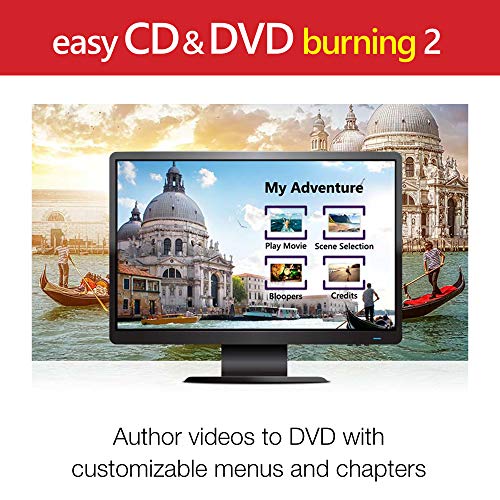 Corel Easy CD & DVD Burning 2 | Disc Burner & Video Capture [PC Disc] T3876