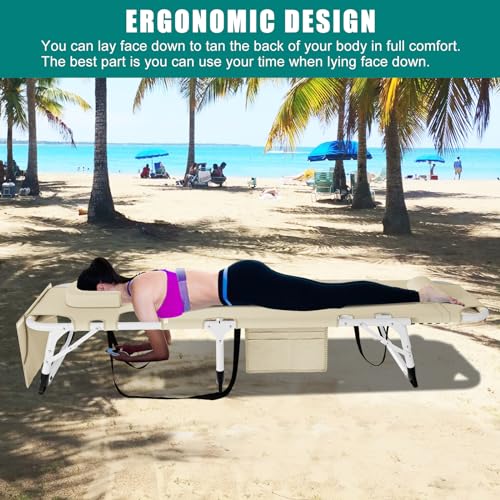 DoCred Folding Camping Cot with Mattress, 2 Pack, Heavy Duty for Adults, Portable with Carry Bag C814529