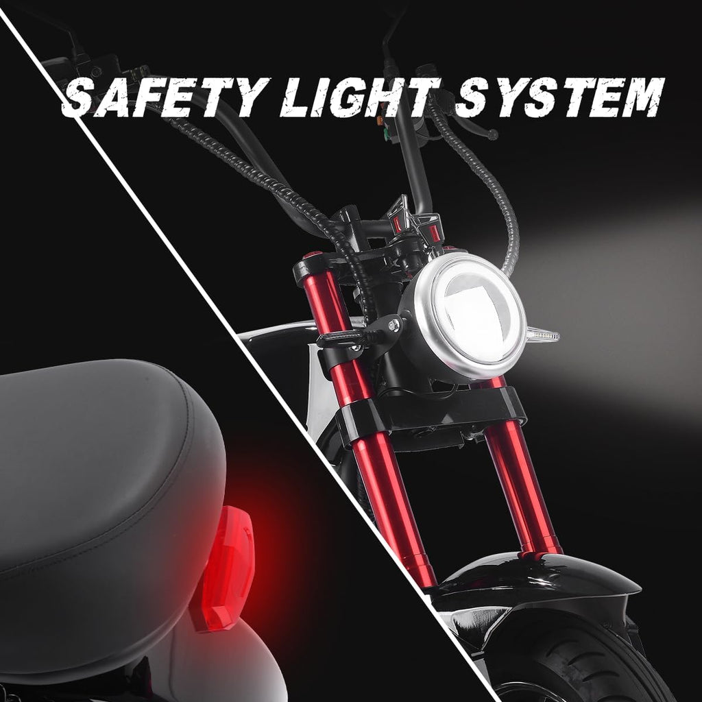 Citycoco Electric Scooter for Adults 800W Fat Tire 25 Mph H399