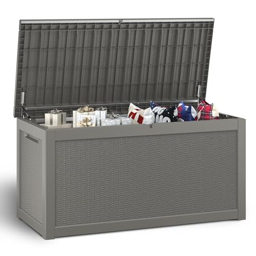 NUNU LAB 31 Gallon Outdoor Storage Box Waterproof Lockable Lid I8083
