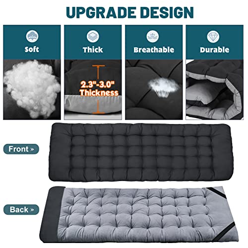 DoCred Folding Camping Cot with Mattress, 2 Pack, Heavy Duty for Adults, Portable with Carry Bag C814529