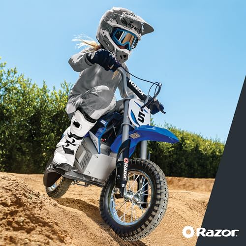 Razor MX350 Dirt Rocket Electric Motocross Bike, Blue L3547