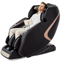 Giantex 3D Full Body Massage Chair, Zero-Gravity Massage Recliner Chair w/ 7'' Touch Screen & SL Track, 12 Auto Mode (Black + Brown)