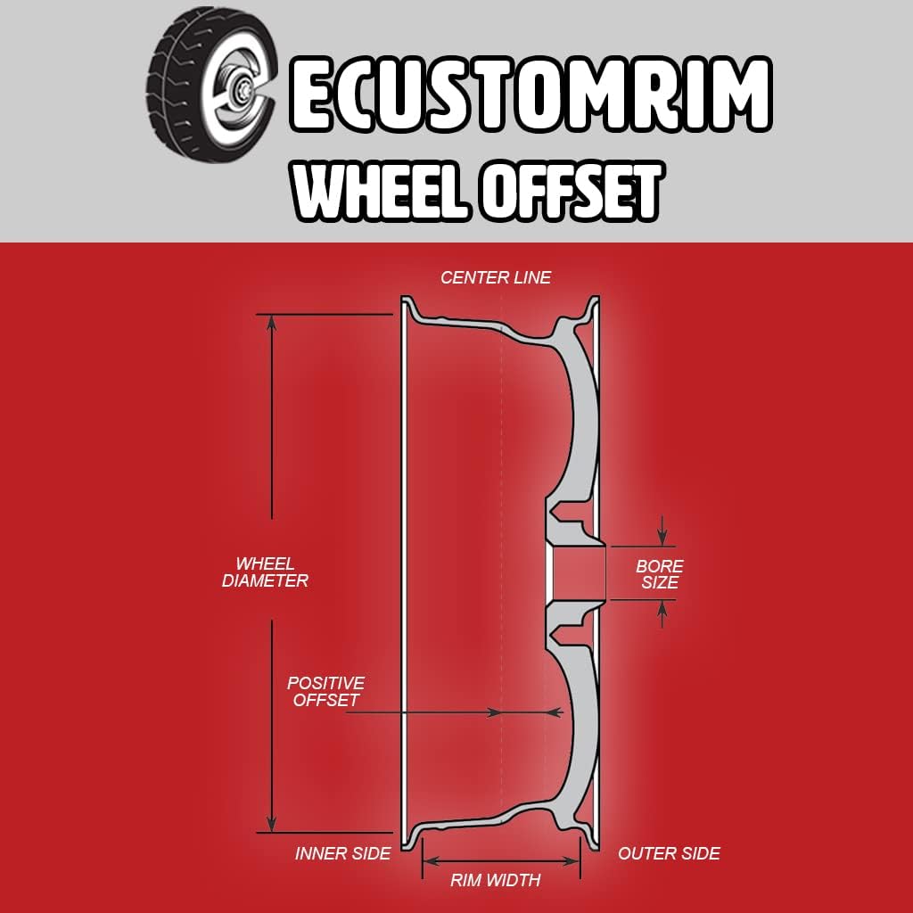 eCustomrim ST205/75R15 Radial Trailer Tire and Rim 15X5 5-4.5 White Spoke Wheel G504