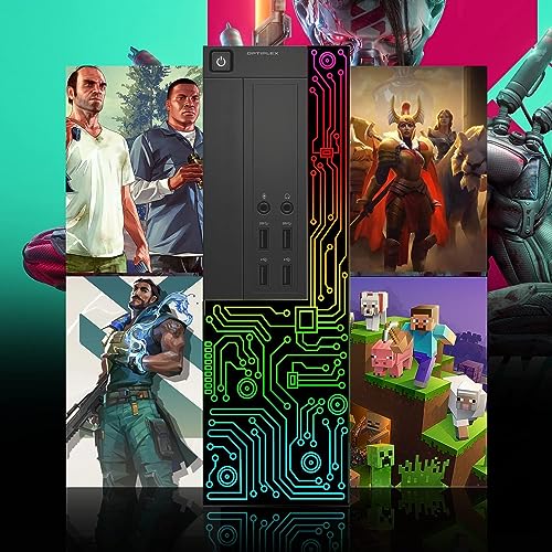 Dell RGB Gaming Desktop PC, Intel Core i5, 16GB RAM, 512GB SSD, 24" Monitor, Renewed I1938