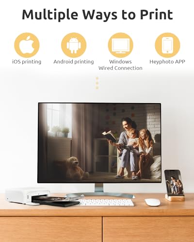 HPRT 4x6 Portable Photo Printer with Bluetooth and WiFi I76239