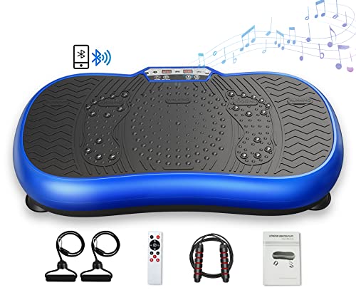 Vibration Plate Exercise Machine with Bluetooth Speaker, 450 lbs Capacity O459
