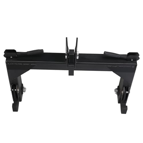 3 Point Quick Hitch for Category 1 & 2 Tractors, 3000 LB Lifting Capacity, Black C823394