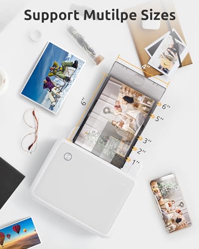 HPRT 4x6 Portable Photo Printer with Bluetooth and WiFi I76239
