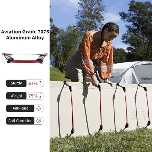 Naturehike GreenWild Ultralight Folding Camping Cot, Portable Bed for Adults, Black E2550