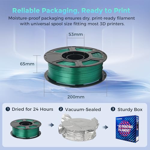 FLASHFORGE Rapid PLA Filament 1.75mm Ruby Red, 1kg Spool B504