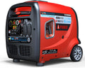 A-iPower SUA4000iED 4000 Watt Portable Inverter Generator Gas & Propane Powered, Small with Electric Start RV Ready for Camping, Tailgate, or Home emergency