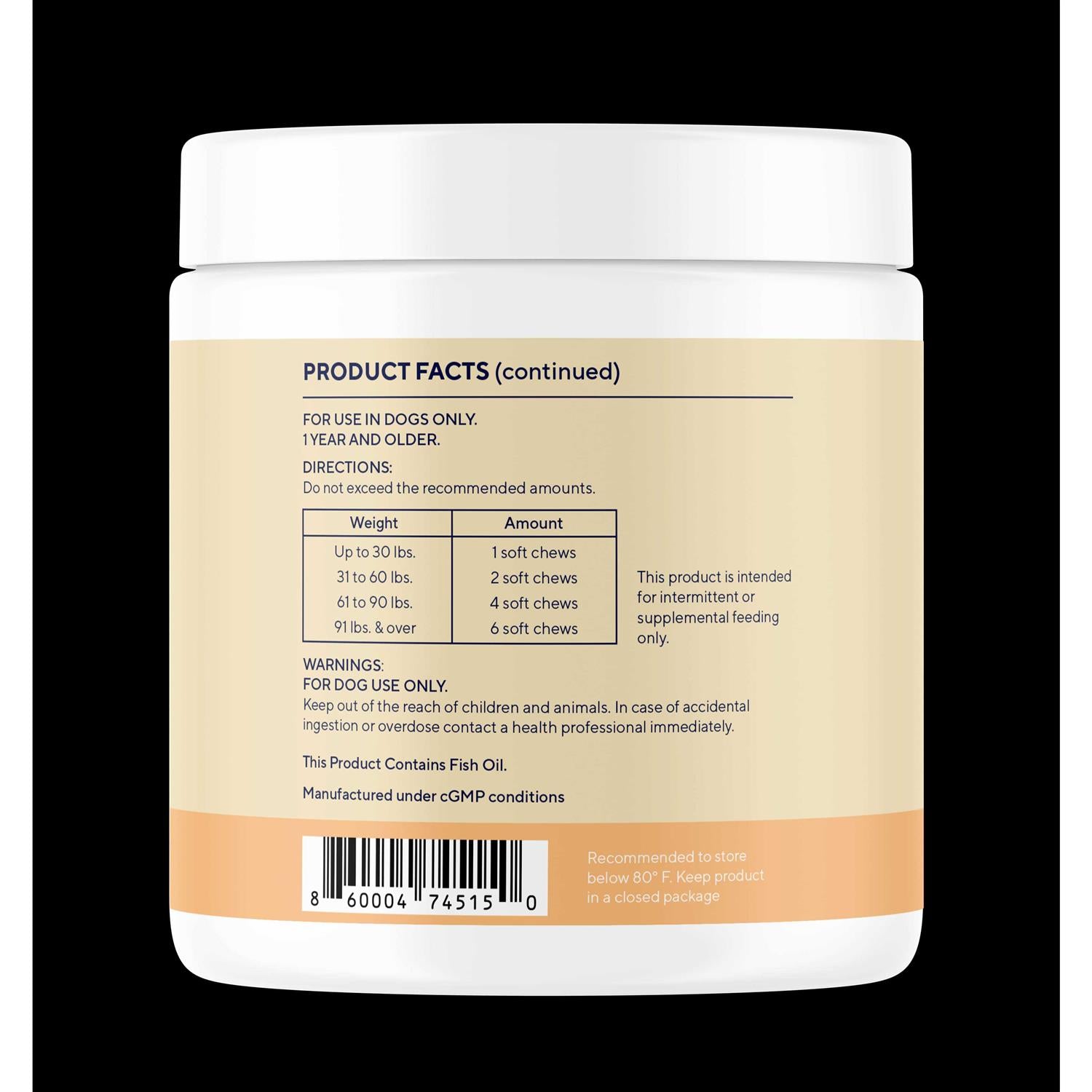 Pawfy Skin & Coat Soft Chews F28955