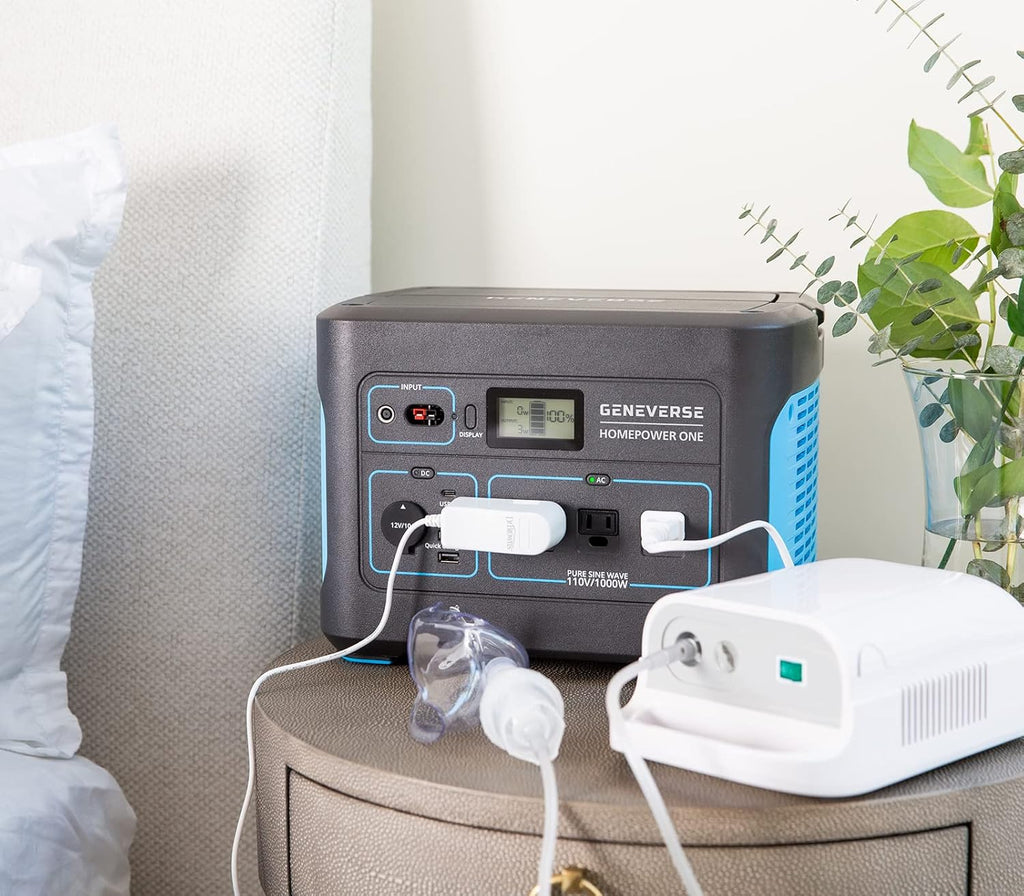 Geneverse HomePower ONE 1002Wh Portable Power Station, 8 Outlets, 2000W G87438