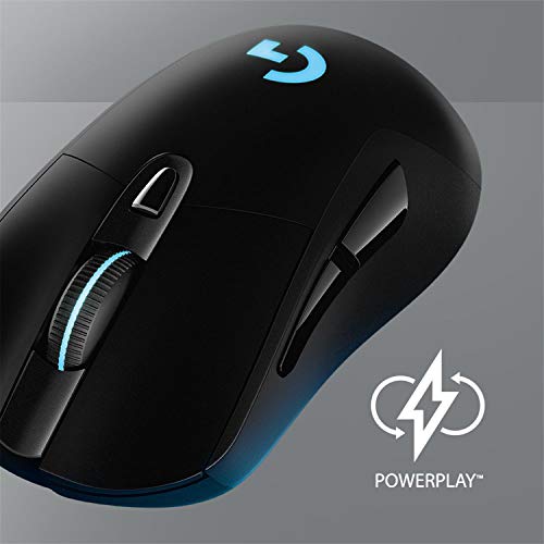 Logitech G703 Lightspeed Wireless Gaming Mouse with Hero 25K Sensor, Black L807272