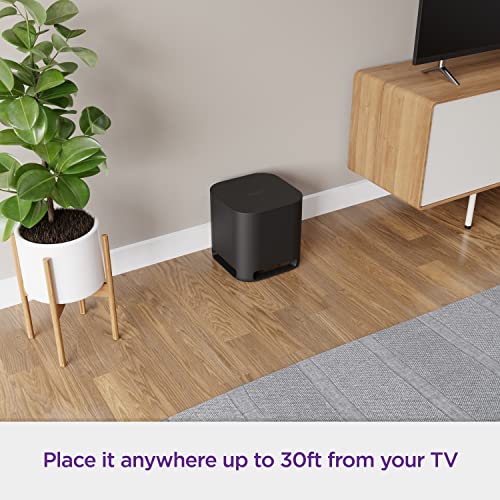 Roku Wireless Bass Pro Subwoofer for Roku Streambar and Wireless Speakers A58902
