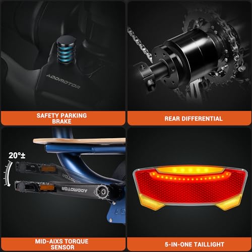 ADDMOTOR Grandtan II Electric Trike for Adults, 750W, 48V 20Ah X1426