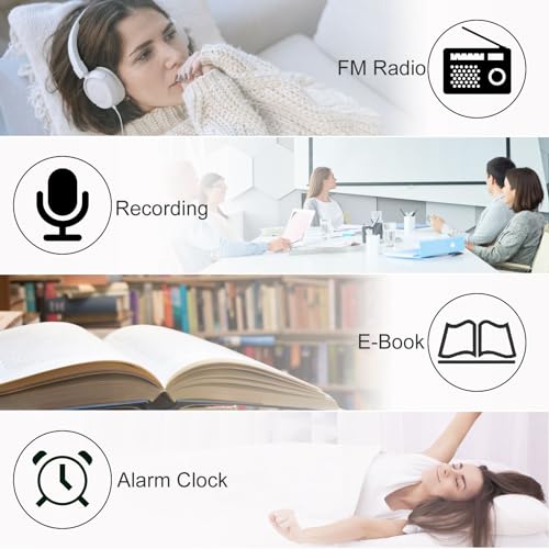 SKYBESS 2.4" Full Touch Screen MP3 Player with Bluetooth, 32GB C857