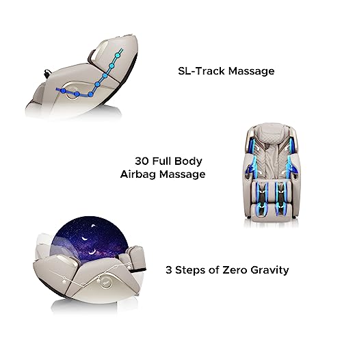 Titan Osaki 3D Elite Brown Full Body Massage Chair with Zero Gravity and Voice Control E29470