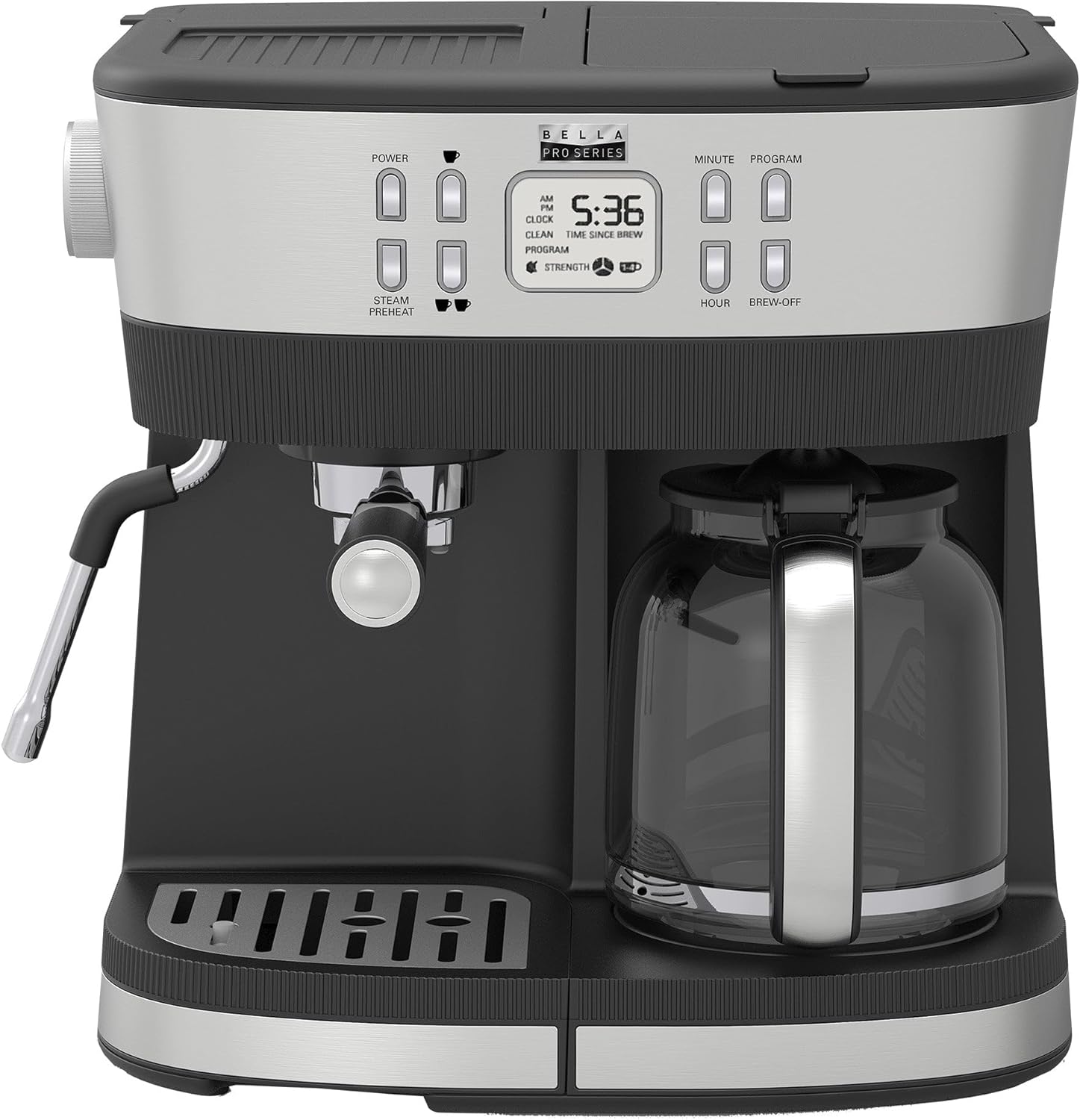 Combo 19 Bar Espresso & 10 Cup Drip Coffee Maker Black