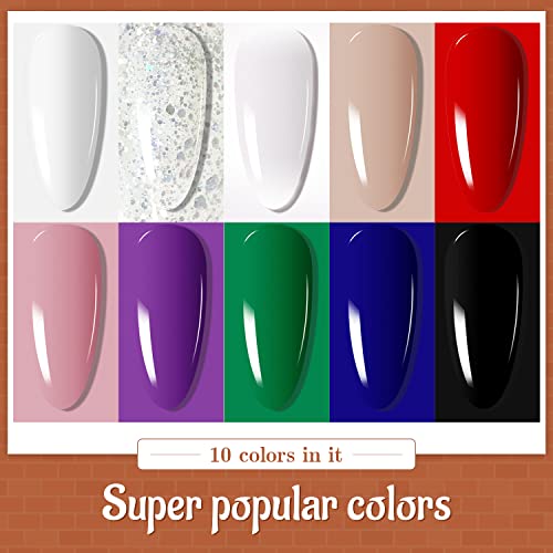JODSONE Gel Nail Polish Kit with Mini UV LED Lamp M35191