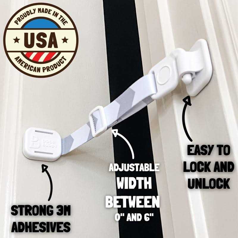 Door Buddy Door Latch for Dog Litter Box Cat Door K755929
