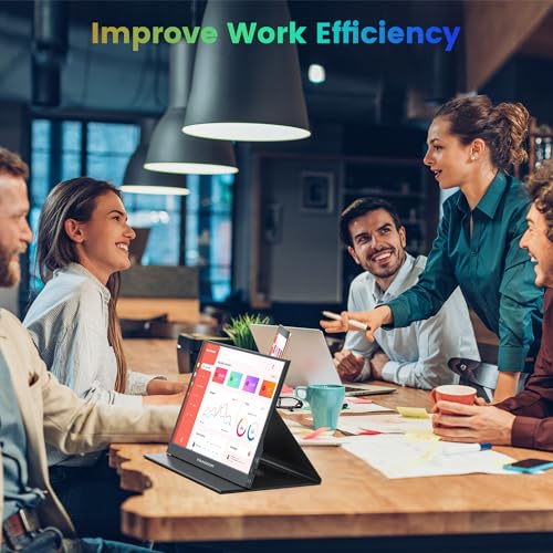 FANGOR 15.6" FHD 1080P Portable Monitor for Laptop, USB-C HDMI I78572