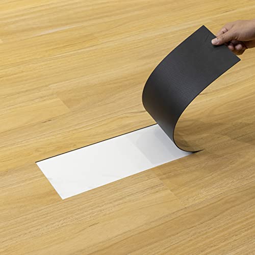 Self Adhesive Vinyl Flooring Planks Wood Effect Waterproof Grey 36pcs U963416
