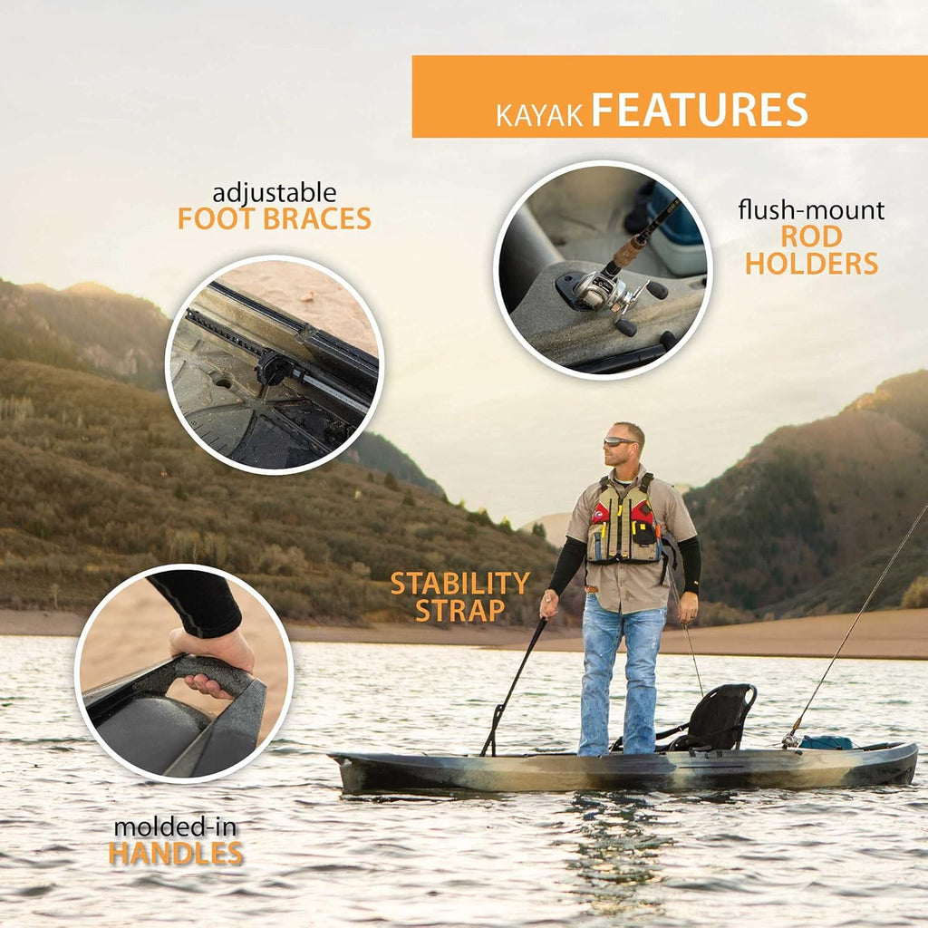 Lifetime Stealth Pro Angler 118 Fishing Kayak E7813