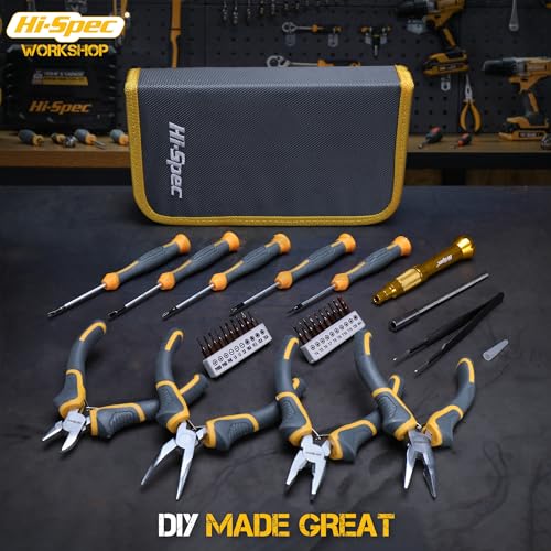 Hi-Spec 32pc Electronics Repair Tool Kit for Laptops, Phones & Devices O22142