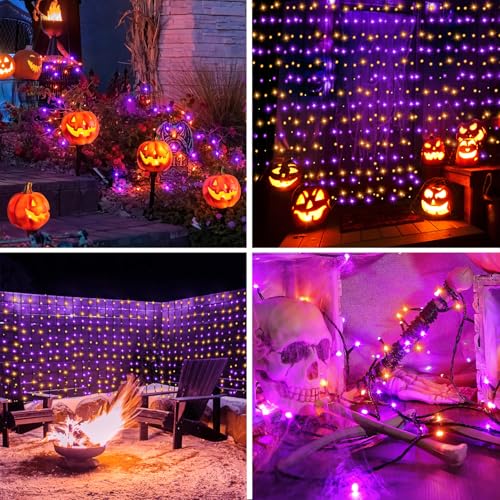 Smart Curtain Lights 400 LED Plug in with App & Remote V800