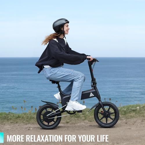 TST Foldable Electric Bike for Adults, 500W Motor, 14" Tires S245738
