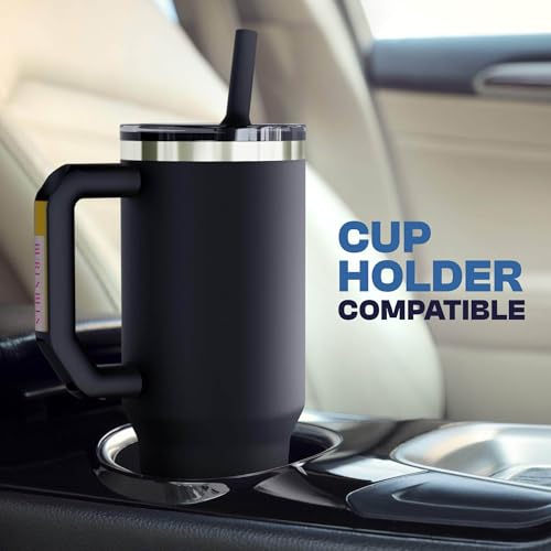 Frost Buddy Thicc Buddy 40 oz Stainless Steel Tumbler with Lid and Straw Q581