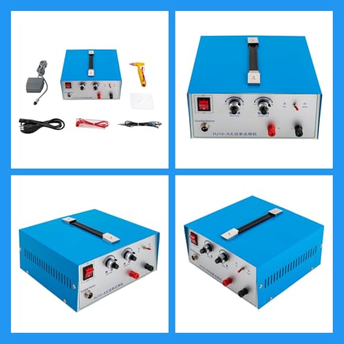 Jewelry Spot Welder, 500W Adjustable Pulse Welding Machine with Foot Pedal B1280