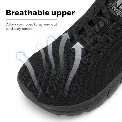 FitVille Wide Toe Box Shoes for Men Cushioned Non Slip Running G705137
